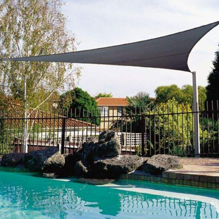 එළිමහන් HDPE Sun Shade Net Shade Sail